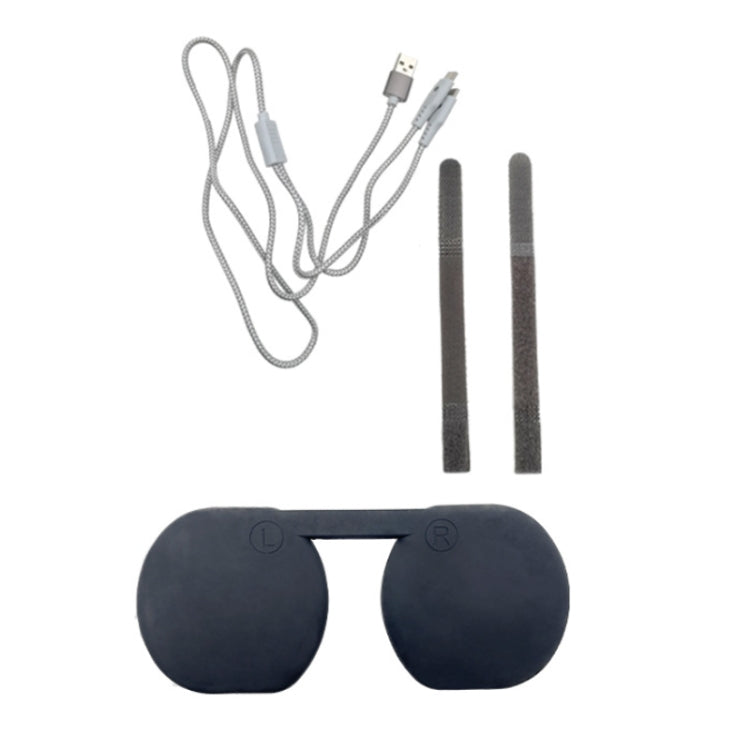 iplay para PSVR2 TYPE-C Cable de carga + cubierta de gafas + juego de bridas, HBP-509