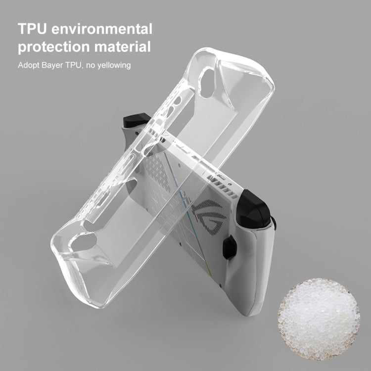 Para la consola de juegos ASUS Rog Ally, funda protectora suave de TPU todo en uno, TPU Case Transparent