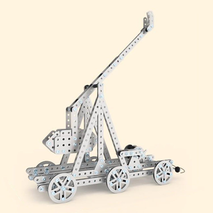 Rompecabezas Juguetes Inteligencia Ensamblaje manual Engranaje mecánico Transmisión Bloques de construcción Modelo de metal de alta dificultad, 580pcs Stone Throwing Machine, 660pcs Crossbow, 820pcs Dragon Crossbow, 500pcs Twisted Rock Thrower