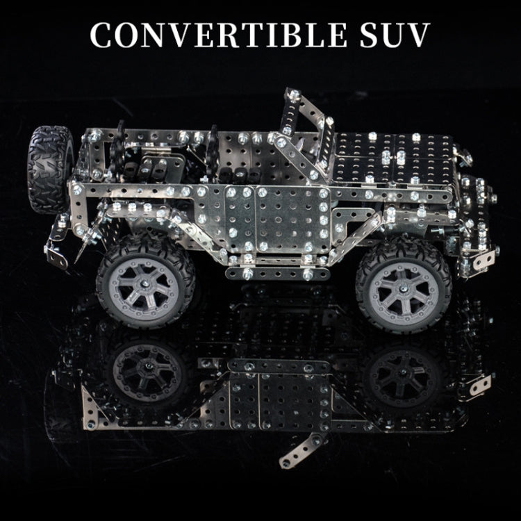Montaje Manual de inteligencia de vehículos todoterreno montaje de maquinaria de juguete modelo de Metal de construcción, Off-Road Vehicle