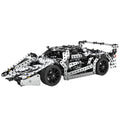 Bloque de construcción de juguete de montaje hecho a mano de inteligencia de modelo de coche de Metal de montaje, Racing Car