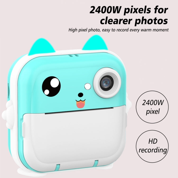 Cámara instantánea para niños Mini impresora térmica HD Video Foto Cámara digital, Standard  Blue, Standard Pink, 16G  Pink, 16G Blue, 32G  Pink, 32G Blue