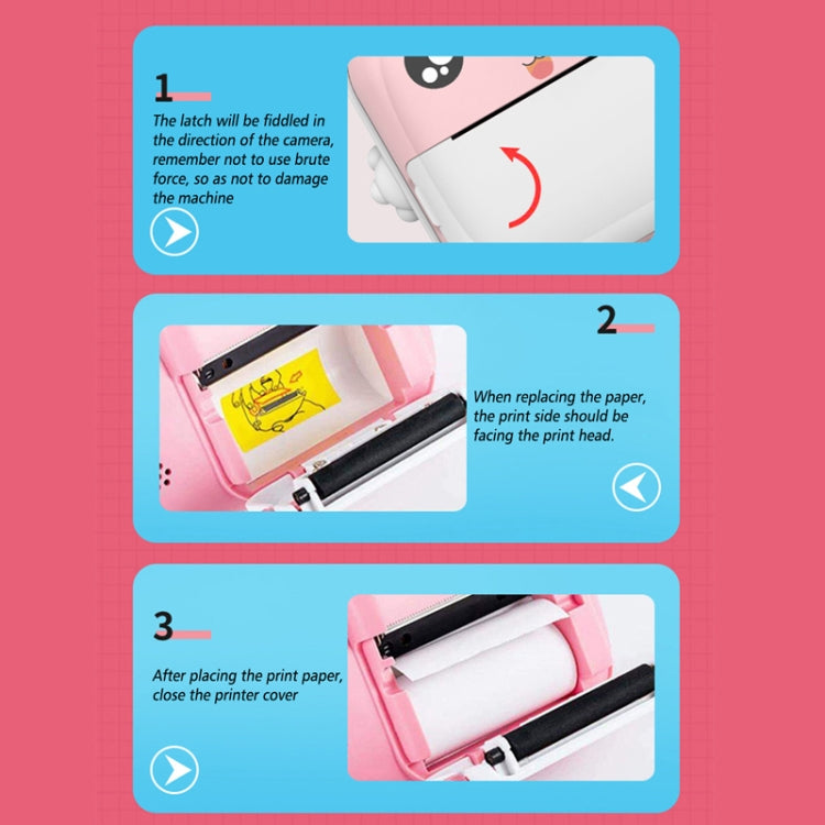 Cámara instantánea para niños Mini impresora térmica HD Video Foto Cámara digital, Standard  Blue, Standard Pink, 16G  Pink, 16G Blue, 32G  Pink, 32G Blue