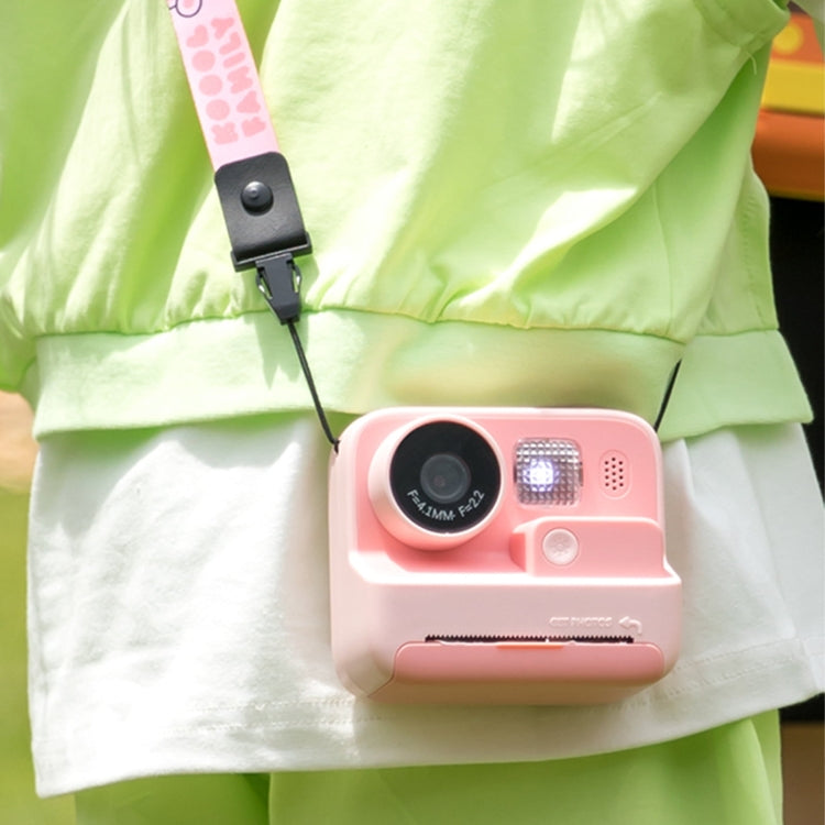 Cámara de impresión instantánea para niños 4800W Pixel Pantalla de 2 pulgadas Cámara de fotografía de doble lente, K27 Pink, K27 Yellow
