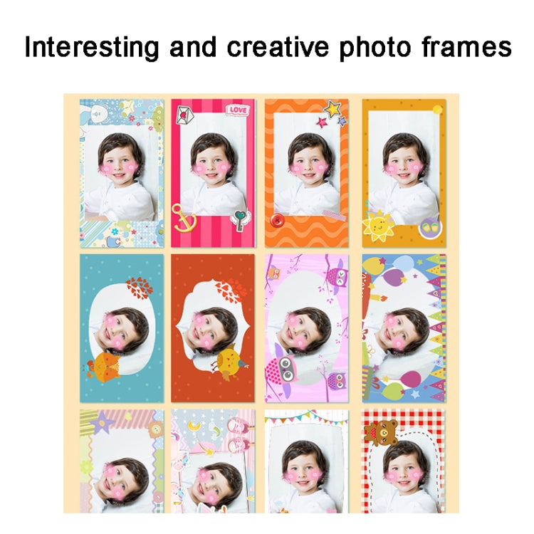 Cámara de impresión instantánea para niños 1080P Cámara de fotografía de doble lente con pantalla IPS de 2,4 pulgadas