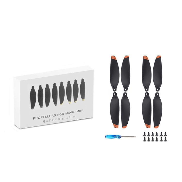 Para DJI Mavic Mini 4726F Wing Propeller Blade Drone Accesorios, 2pairs Orange Edge, 4pairs Orange Edge, 2pairs Silver Edge, 4pairs Silver Edge, 2pairs Golden Edge, 4pairs Golden Edge