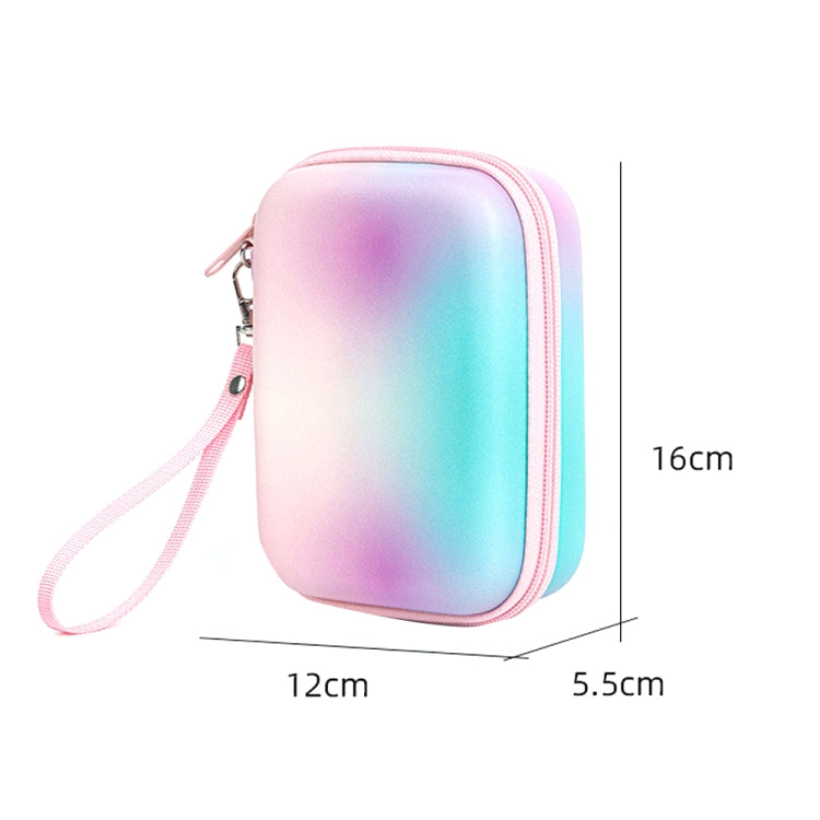 Para FUJIFILM Instax Mini EVO / Link2 Impresora Bolsa de almacenamiento de carcasa dura EVA, Gradient Color