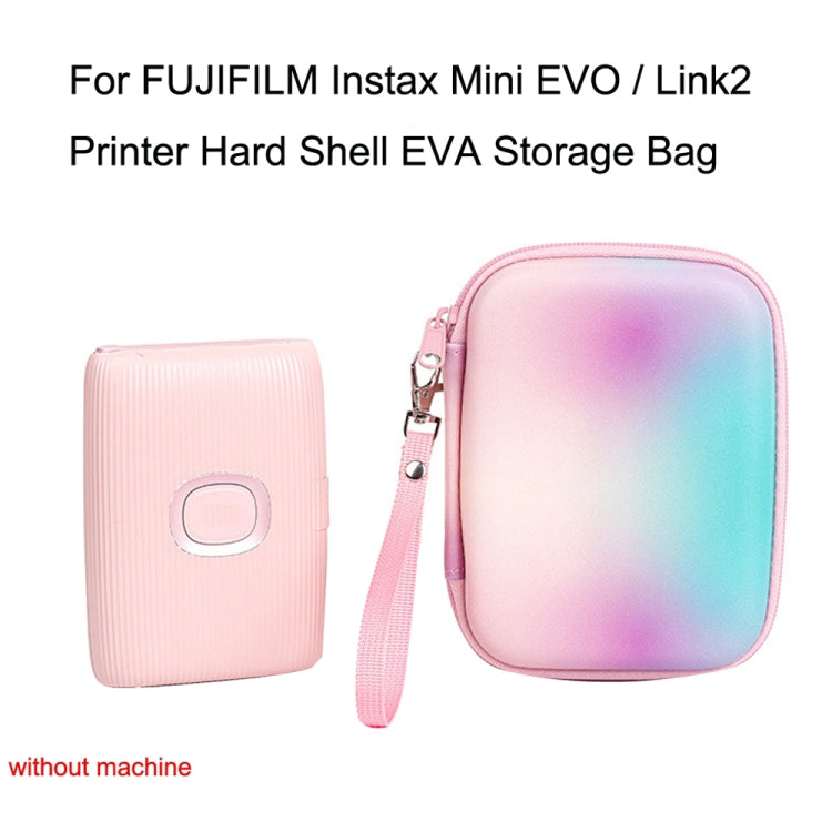 Para FUJIFILM Instax Mini EVO / Link2 Impresora Bolsa de almacenamiento de carcasa dura EVA, Gradient Color