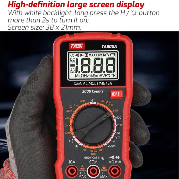 TASI TA800A Medidor universal Medidor digital de alta precisión completamente automático, TA800A
