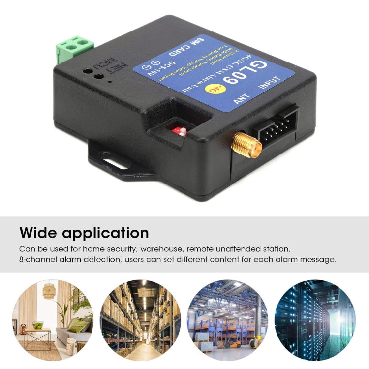Módulo de sistema de seguridad de alarma GSM de 8 canales versión 4G GL09, GL09 4G