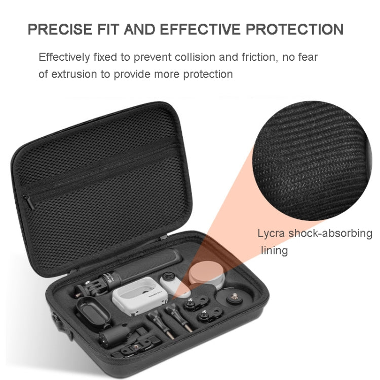 Para Insta360 GO 3 Bolsa de almacenamiento Bolsa de viaje portátil Estuche de transporte completo, For Insta360 GO 3