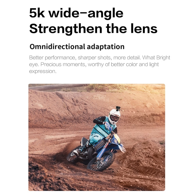 5K / 30FPS WIFI HD Anti-Shake Remote Touch Dual-Screen IP68 Cámara deportiva a prueba de agua, 5K, 5K Camera + 64G Card, 5K Camera+128G Card