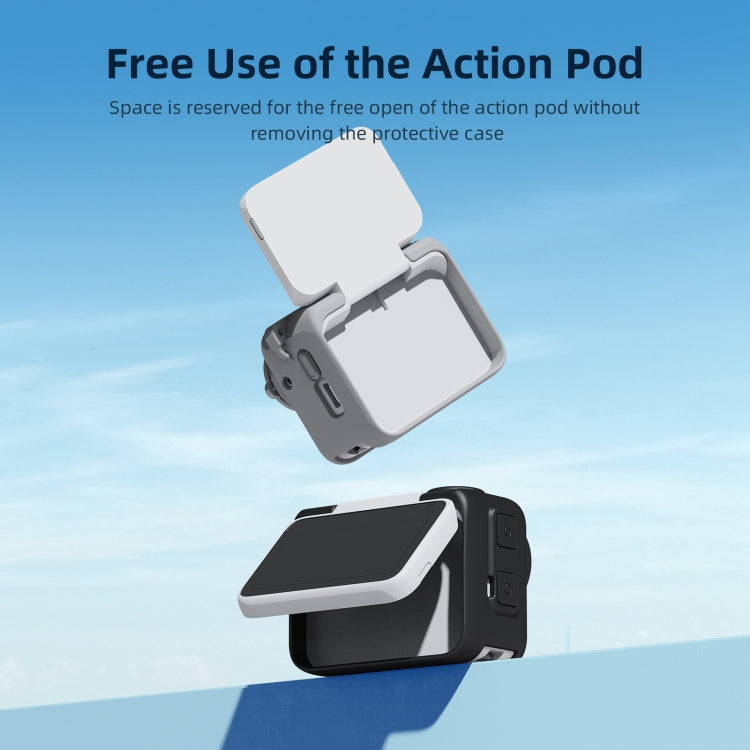 Para Insta360 GO 3 AMagisn funda protectora de cuerpo de silicona con cordón