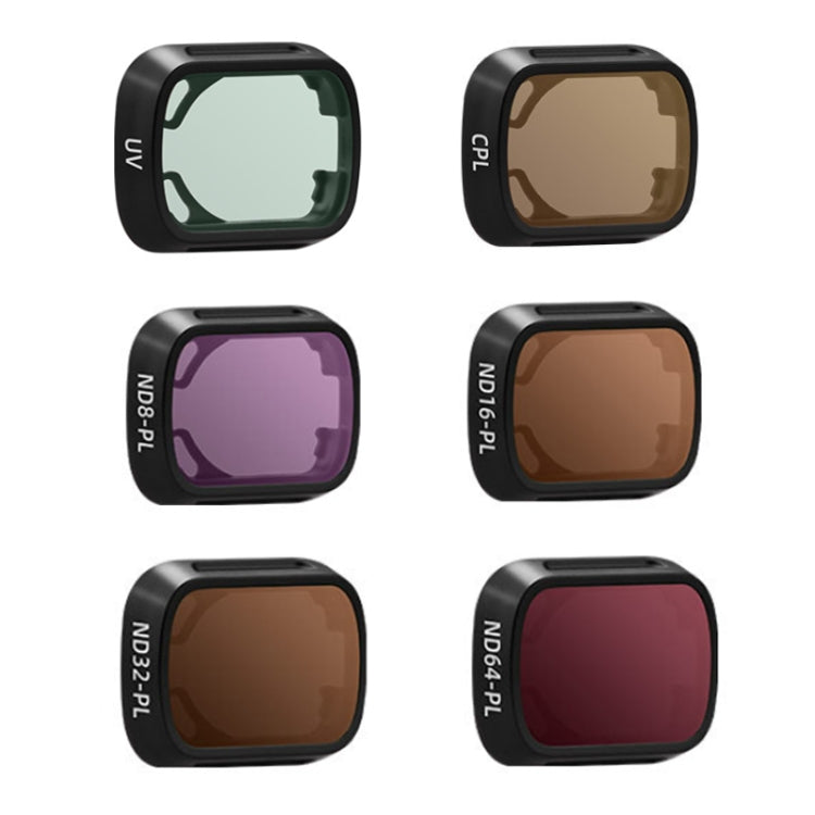 Para DJI MINI 3/MINI 3 PRO BRDRC Filtro de vidrio protector, UV Filter, CPL Filter, ND8-PL Filter, ND16-PL Filter, ND32-PL Filter, Filter ND64-PL, 4pcs/set UV+ND8PL+ND16pl+ND32PL, 4pcs/set ND8PL+ND16PL+ND32PL+ND64PL                                     ...