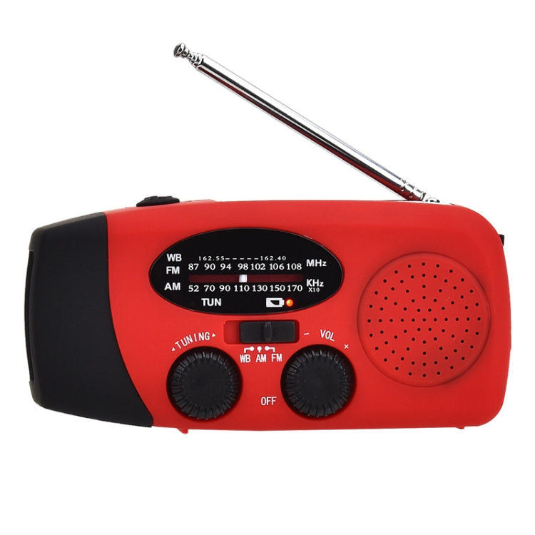 HanRongda HRD-902 Prevención de desastres y iluminación de carga solar de emergencia Radio portátil móvil, HRD-902