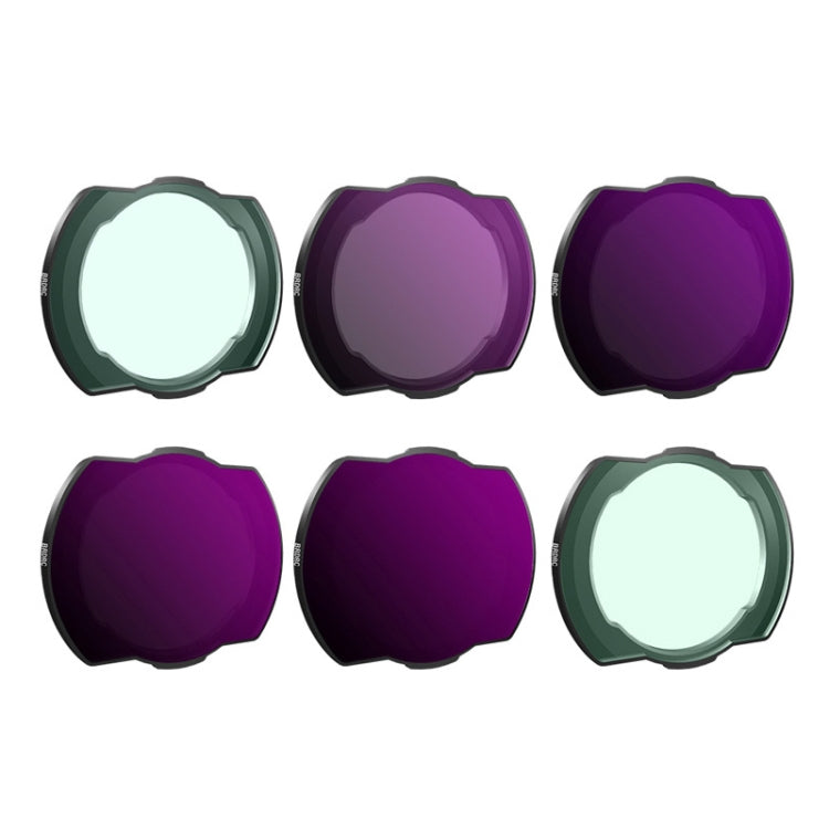 Para DJI Avata BRDRC Filter O3 Lente de transmisión de imagen Accesorios, UV Lens, CPL Lens, ND8 Lens, ND16 Lens, ND32 Lens, ND64 Lens, 4pcs/set ND8+ND16+ND32+ND64, 6 pcs/set UV+CPL+ND8+ND16+ND32+ND64)