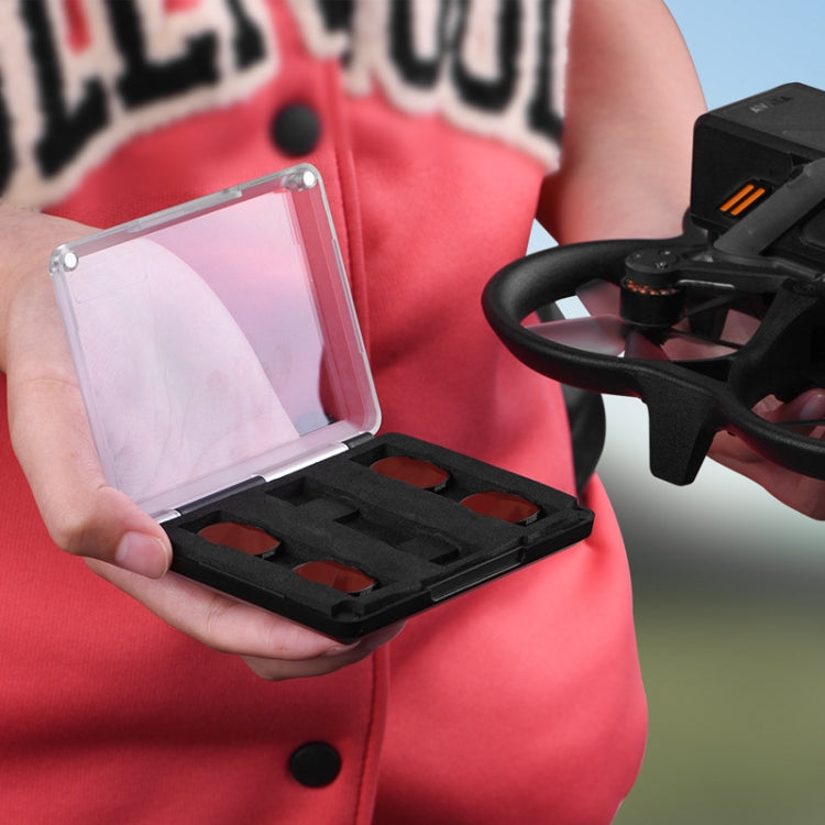 Para DJI Avata BRDRC Filter O3 Lente de transmisión de imagen Accesorios, UV Lens, CPL Lens, ND8 Lens, ND16 Lens, ND32 Lens, ND64 Lens, 4pcs/set ND8+ND16+ND32+ND64, 6 pcs/set UV+CPL+ND8+ND16+ND32+ND64)
