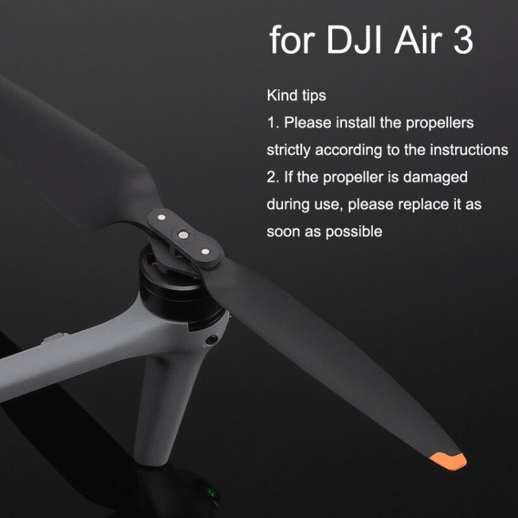 Original DJI Air 3 1 par de hélices de reducción de ruido, For DJI Air 3