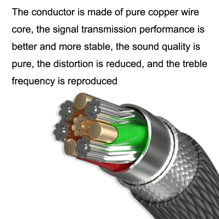 Para Sennheiser HD518 / HD558 / HD598 / M40X / M50X Cable de actualización de auriculares, 1.2m, 2m