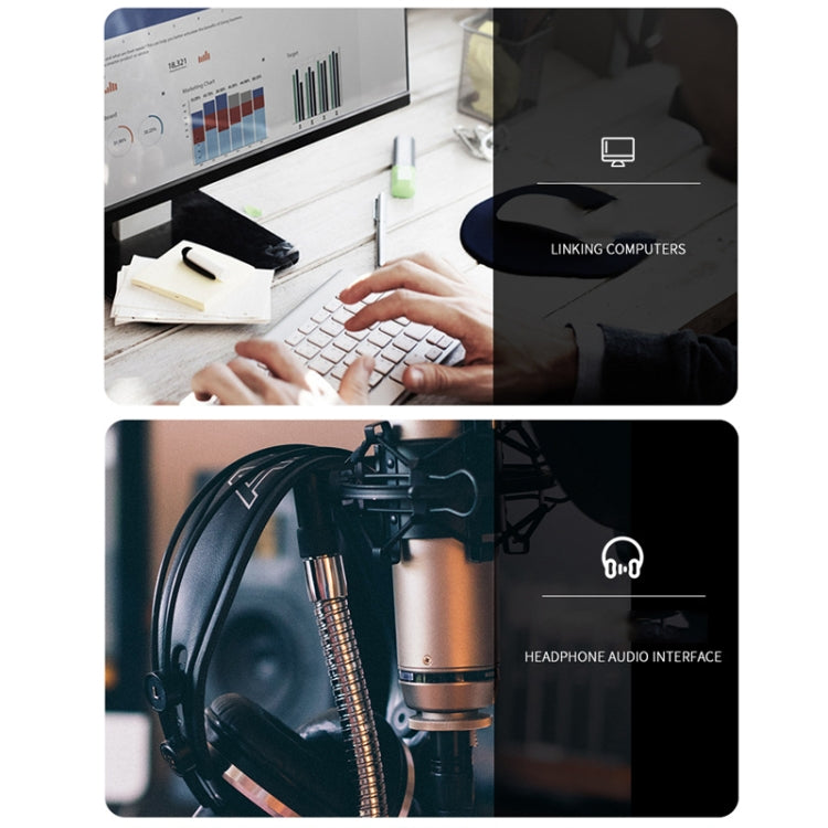 Para Sennheiser HD518 / HD558 / HD598 / M40X / M50X Cable de actualización de auriculares, 1.2m, 2m