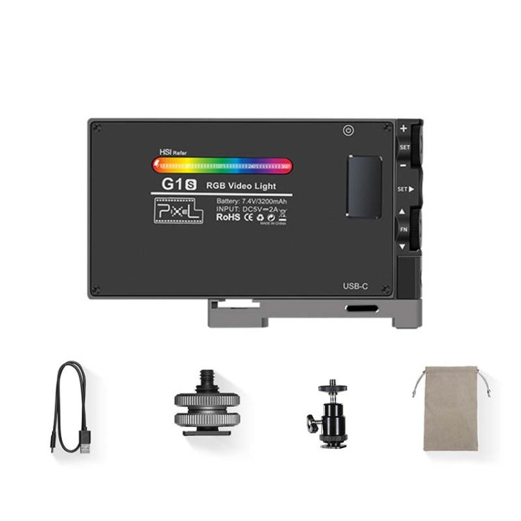 Pixel G1S Mini cámara de luz de relleno de color RGB para exteriores Luces de escritorio pequeñas