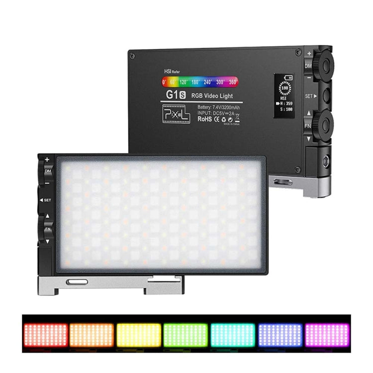 Pixel G1S Mini cámara de luz de relleno de color RGB para exteriores Luces de escritorio pequeñas