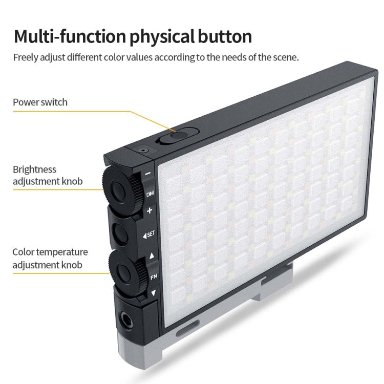 Pixel G1S Mini cámara de luz de relleno de color RGB para exteriores Luces de escritorio pequeñas