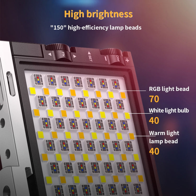 Pixel G1S Mini cámara de luz de relleno de color RGB para exteriores Luces de escritorio pequeñas