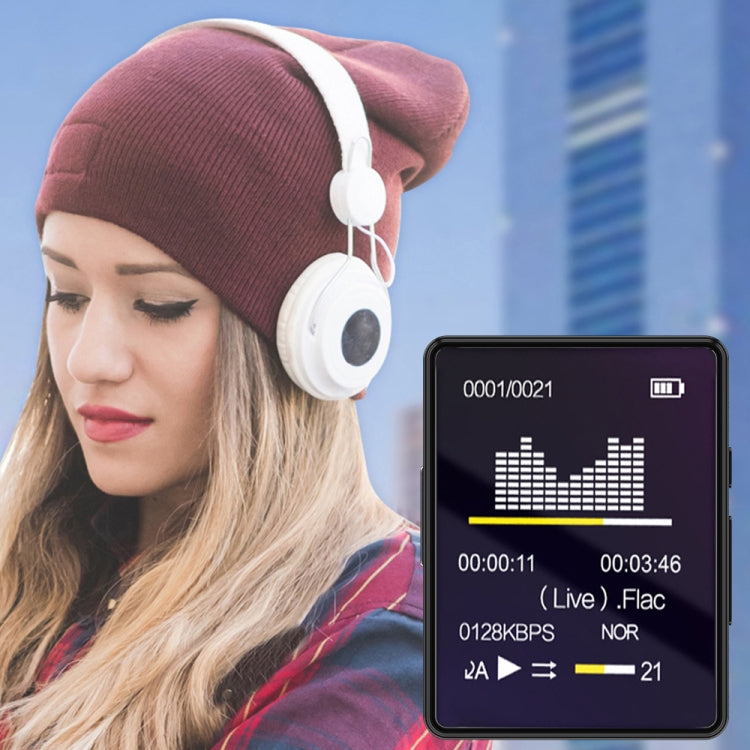 Reproductor de música MP3 Bluetooth 5.0 Grabador de libros electrónicos MP4 Walkman, Without Memory Card, 8GB, 16GB, 32GB, 64GB, 128GB