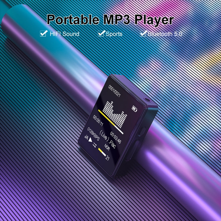 Reproductor de música MP3 Bluetooth 5.0 Grabador de libros electrónicos MP4 Walkman, Without Memory Card, 8GB, 16GB, 32GB, 64GB, 128GB