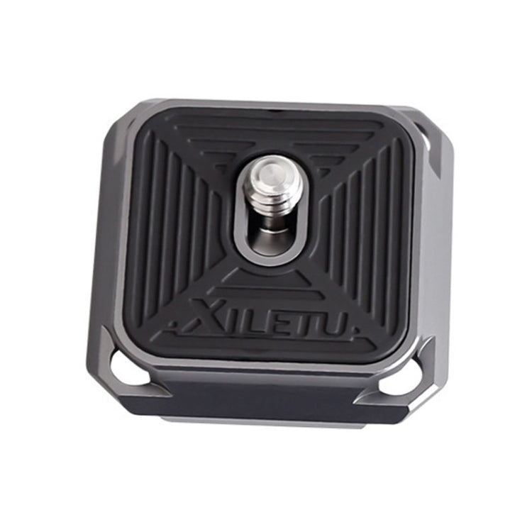 XILETU PQ-38 Base de placa de liberación rápida Adaptador de montaje deslizante para trípode, PQ-38 Quick Release Plate