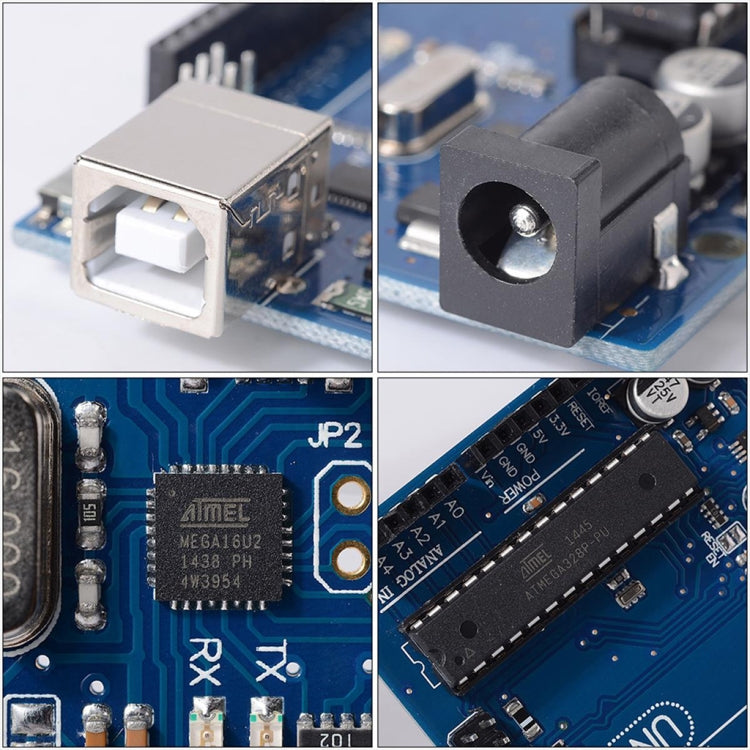 Chip ATMEGA16U2+MEGA328P para placa de desarrollo Arduino UNO R3, MEGA328P Chip