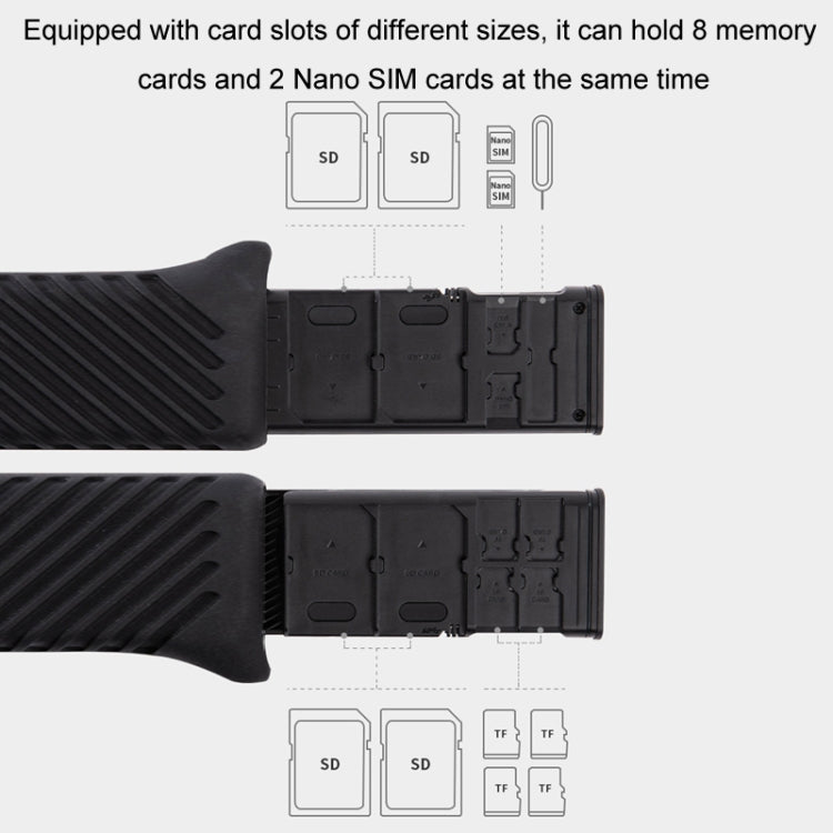 PGYTECH Flash Card Box SD/TF Tarjeta de memoria Almacenamiento Drone Accesorios, PGYTECH