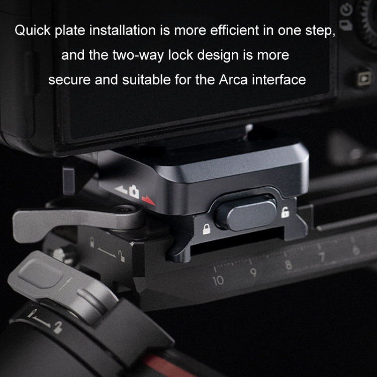 Para DJI RS3 Mini/RS3 PGYTECH Base de cardán de placa de liberación rápida