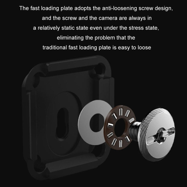 Para DJI RS3 Mini/RS3 PGYTECH Base de cardán de placa de liberación rápida