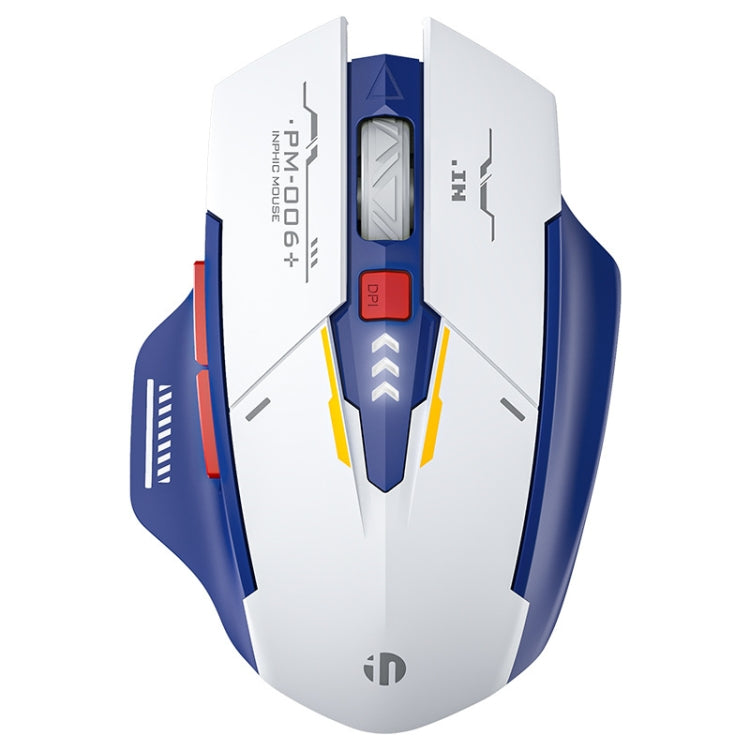 Ratón inalámbrico Inphic M6P Mecha para carga de juegos de oficina, F9 Mecha