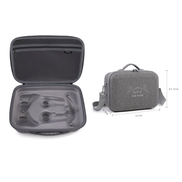 Para PICO 4 VR bolsa de almacenamiento integrada bolsa de mensajero caja protectora de carcasa dura, For PICO 4 Hard Shell  Bag