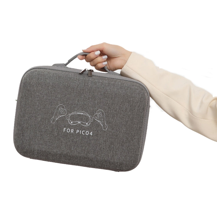 Para PICO 4 VR bolsa de almacenamiento integrada bolsa de mensajero caja protectora de carcasa dura, For PICO 4 Hard Shell  Bag