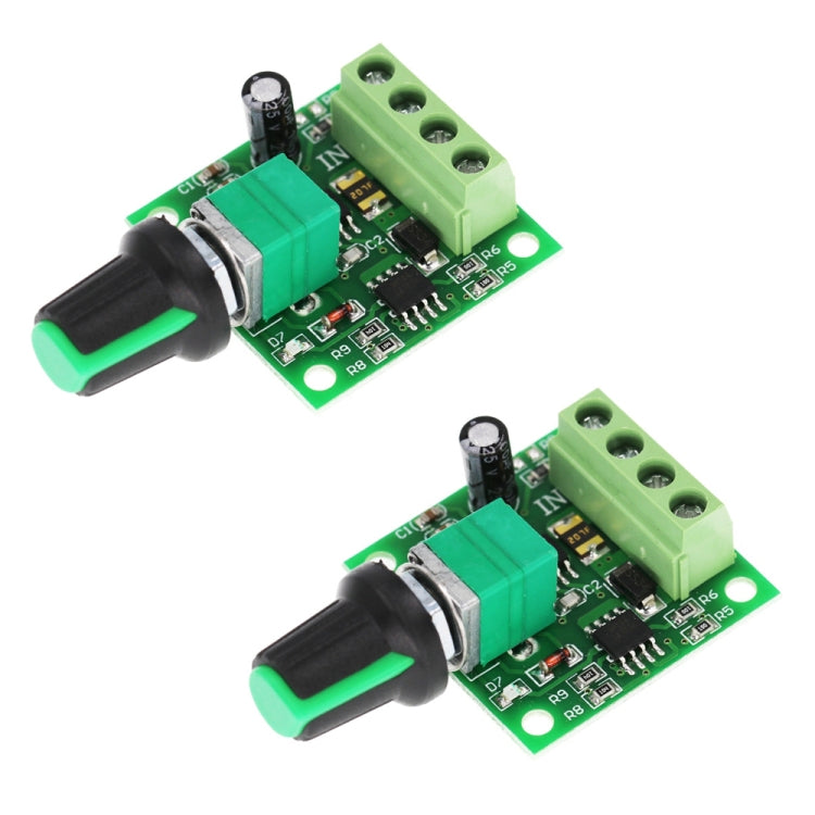 2 uds 1,8 V/3 V/5 V/6 V/12 V 2A PWM DC interruptor del regulador del Motor, 1803BK 1.8V/3V/5V/6V/12V 2A