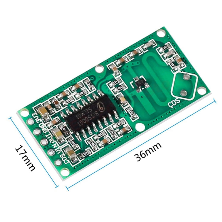 Módulo de detección de interruptor de sensor de cuerpo humano de radar de microondas, Body Sensor Module