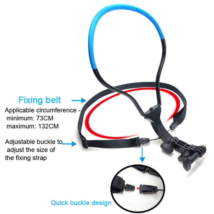 Soporte para cuello de cámara TUYU, soporte para correa de pecho para teléfono móvil para grabación de vídeo/POV, Standard (Black), Standard (Blue), With Phone Clip (Black), With Phone Clip (Blue), Vertical Shooting (Black), Vertical Shooting (Blue)   ...
