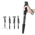 Soporte para selfies de fotografía con palo de montañismo monopié para cámara DSLR de fibra de carbono, P285C