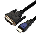Cable HD bidireccional HDMI de 3m a DVI 24+1P 1080P para conectar la computadora al monitor, HDMI To DVI