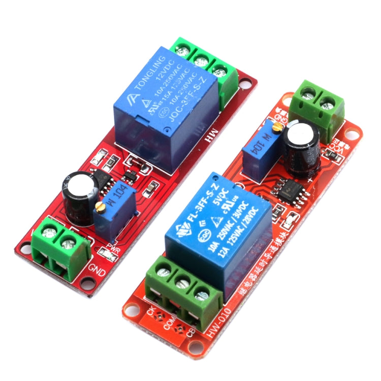 Relé de tiempo NE555, relé de sincronización, interruptor de Control del temporizador, relés de coche, 5V, 12V