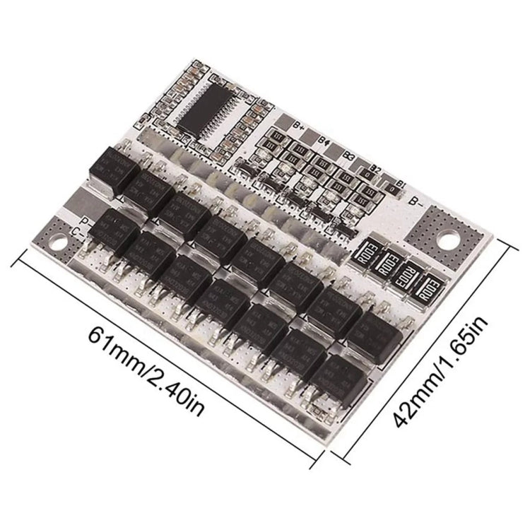Tablero de protección de batería de fosfato de iones de litio de polímero de 12V 100A con equilibrio, 3S 3.2V, 4S 3.2V, 5S 3.2V, 3S 3.7V, 4S 3.7V, 5S 3.7V