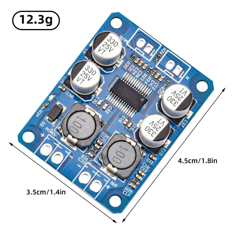 Placa amplificadora digital mono TPA3118 PBTL 8-24V, 30W, 60W