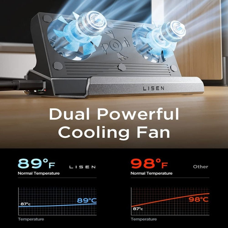 Para ASUS ROG Ally 100W PD soporte de consola de juegos de carga estación de acoplamiento USB 3,0 multifuncional, 5 -in -1, 6 -in -1, 9 -in -1, 10 -in- 1