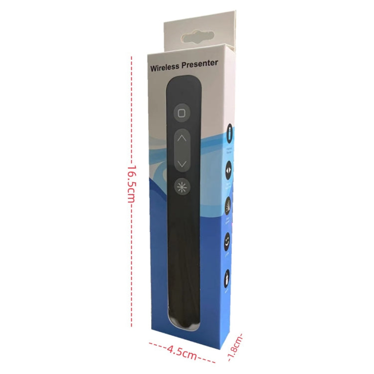 Pluma de giro de página láser PPT inalámbrica USB multifuncional de 2,4 GHz, puntero láser electrónico, K200