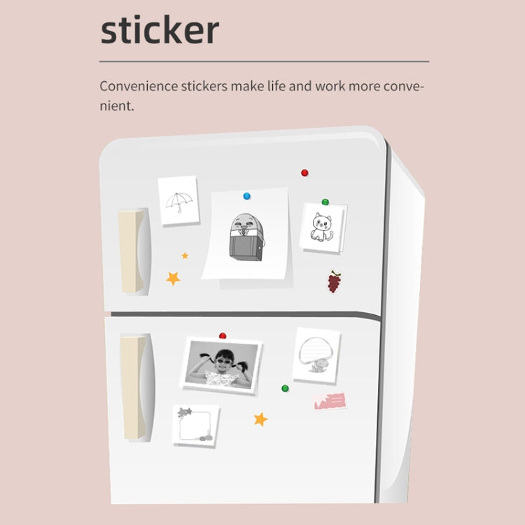 Impresora de tareas para estudiantes X6 200DPI Impresora de bolsillo sin tinta Bluetooth, Pink Printer Paper x1, White Printing Paper x1, Pink Printing Paper x5, White Printing Paper x5, Pink Sicker x5, White Sticker x5, Pink 5 Printer Paper+5 Stickers...