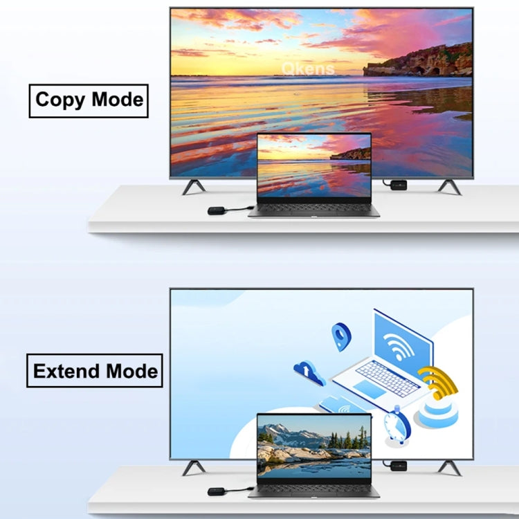 Dispositivo inalámbrico para compartir pantalla de conferencia de oficina con proyector de pantalla HD de 30 m